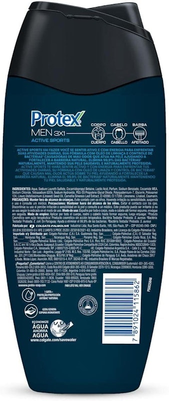 Sabonete Líquido Masculino Protex Men Active Sports 2