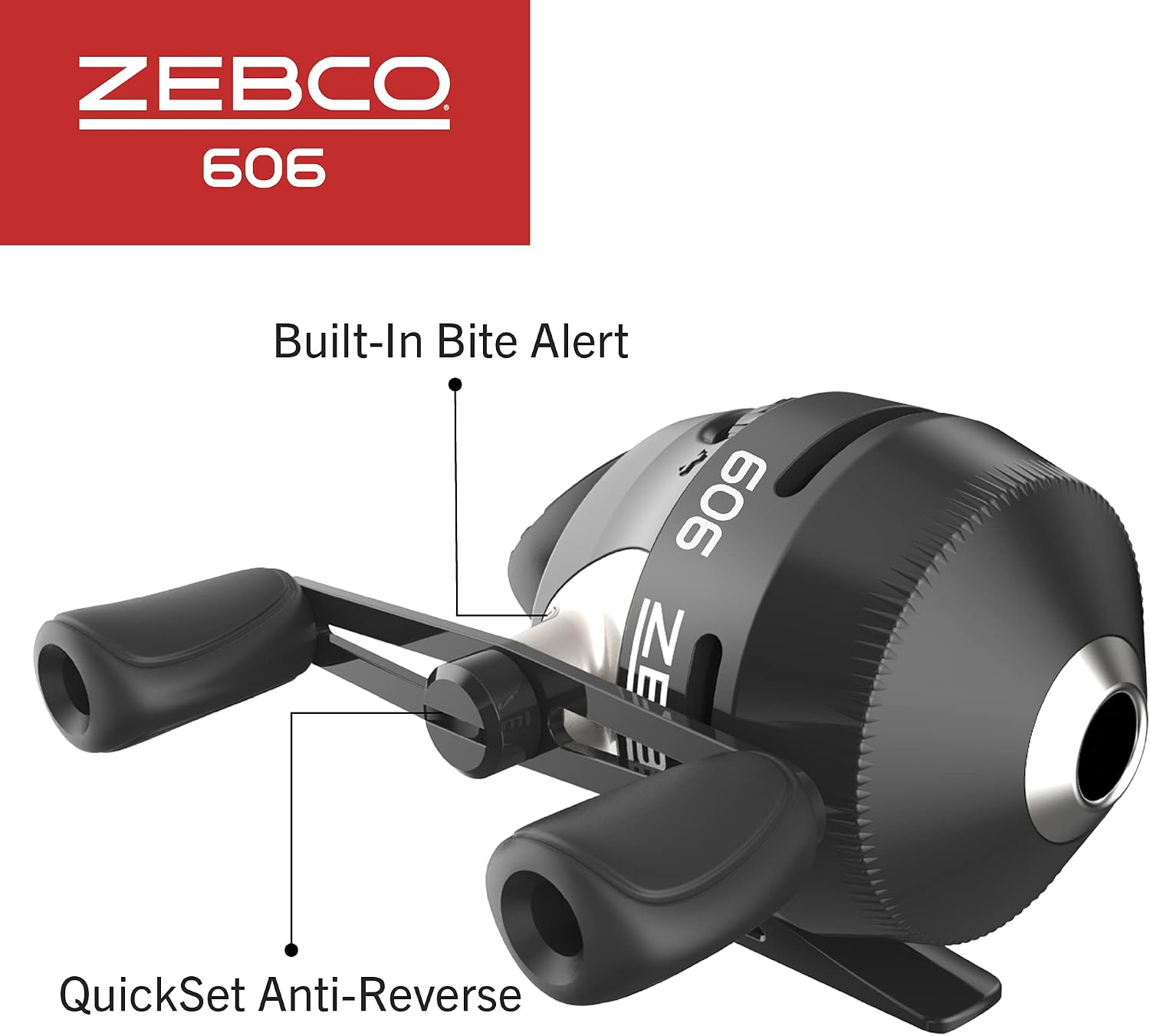 Molinete de Pesca Zebco 606 Spincast 3
