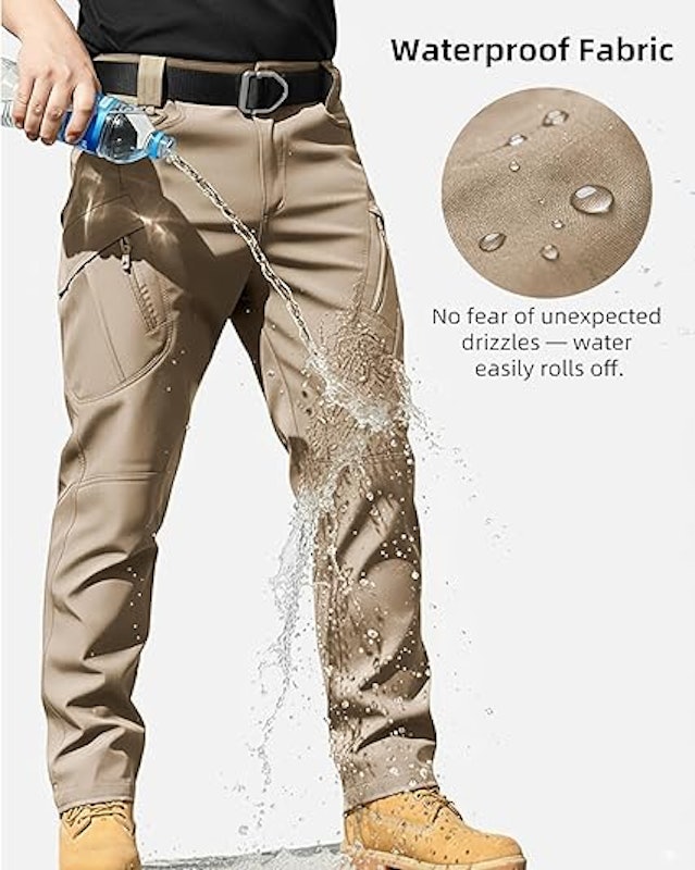 Calça Tática Masculina, de Secagem Rápida, Resistente à Água 3