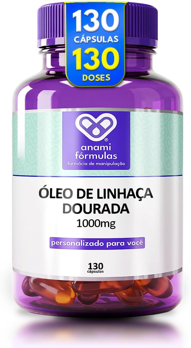 Óleo de Linhaça Dourada 1000 mg 1
