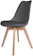 CADEIRAS INC. Cadeira De Jantar Leda Saarinen Wood Eames Eiffel Estofada 1