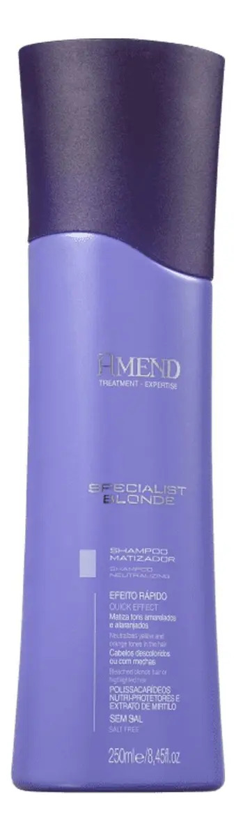 Shampoo Matizador Amend Expertise Specialist Blonde 2