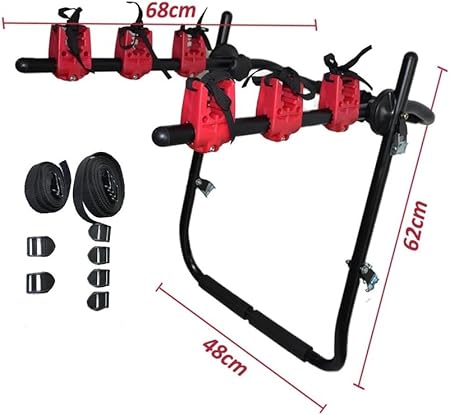 Transbike para 3 Bicicletas Preto 5