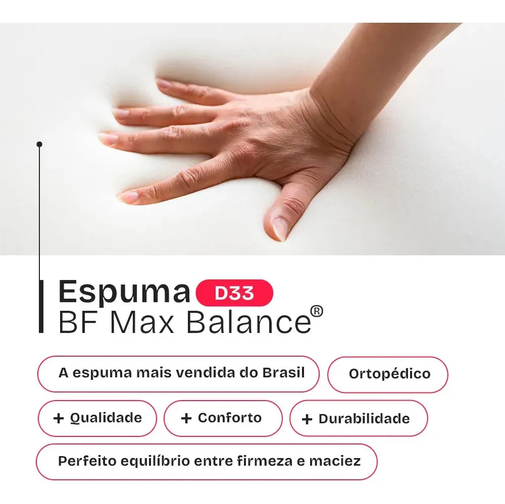 Colchão Queen Ortopédico Espuma D33 a Vácuo Dream 5