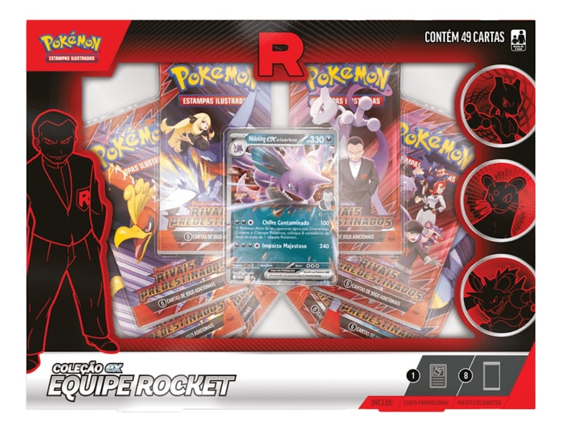 Box Coleção EX Equipe Rocket Mewtwo 2