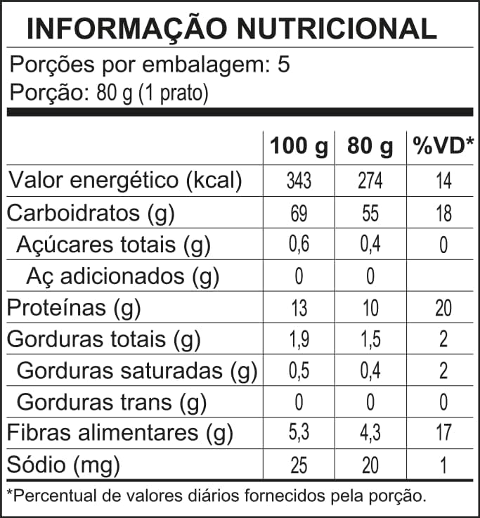 Talharim Orgânico Integral Native 3