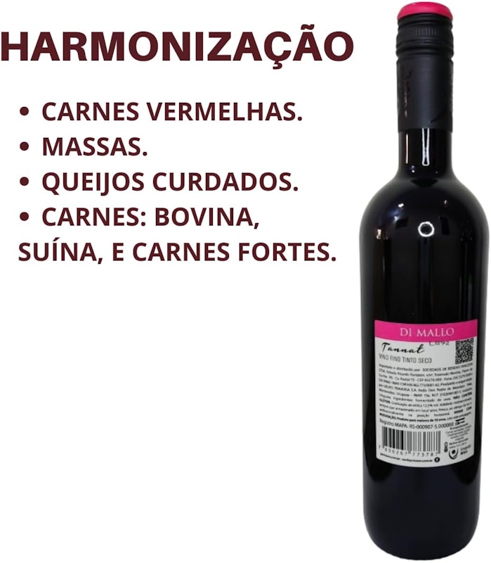 Vinho Di Mallo Tannat 3