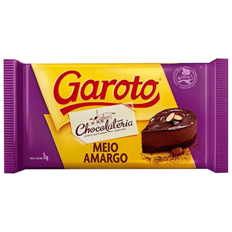 Cobertura Meio Amargo Garoto 1