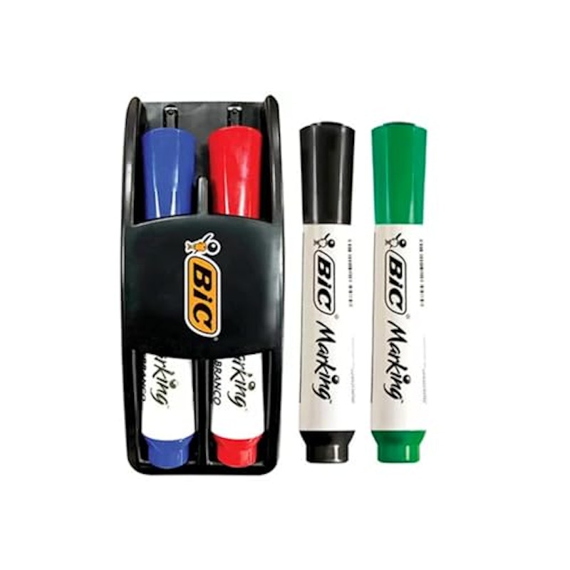 Marcador Quadro Branco Marking BIC 4 Cores + Apagador 2