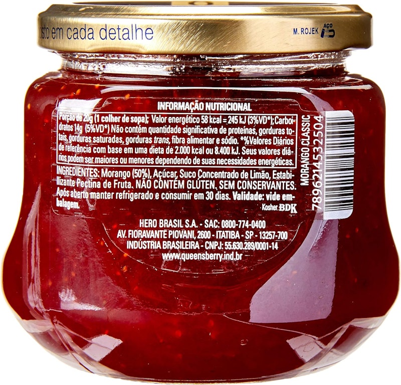 Geleia de Morango Classic - 320 g 2