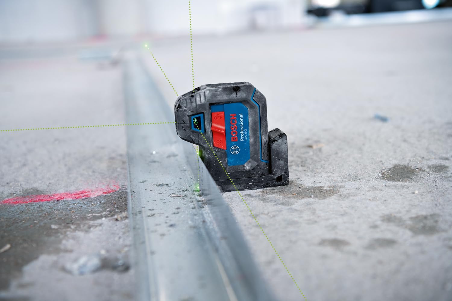 Nível a Laser Verde Bosch GPL 5 G de 5 Pontos 5