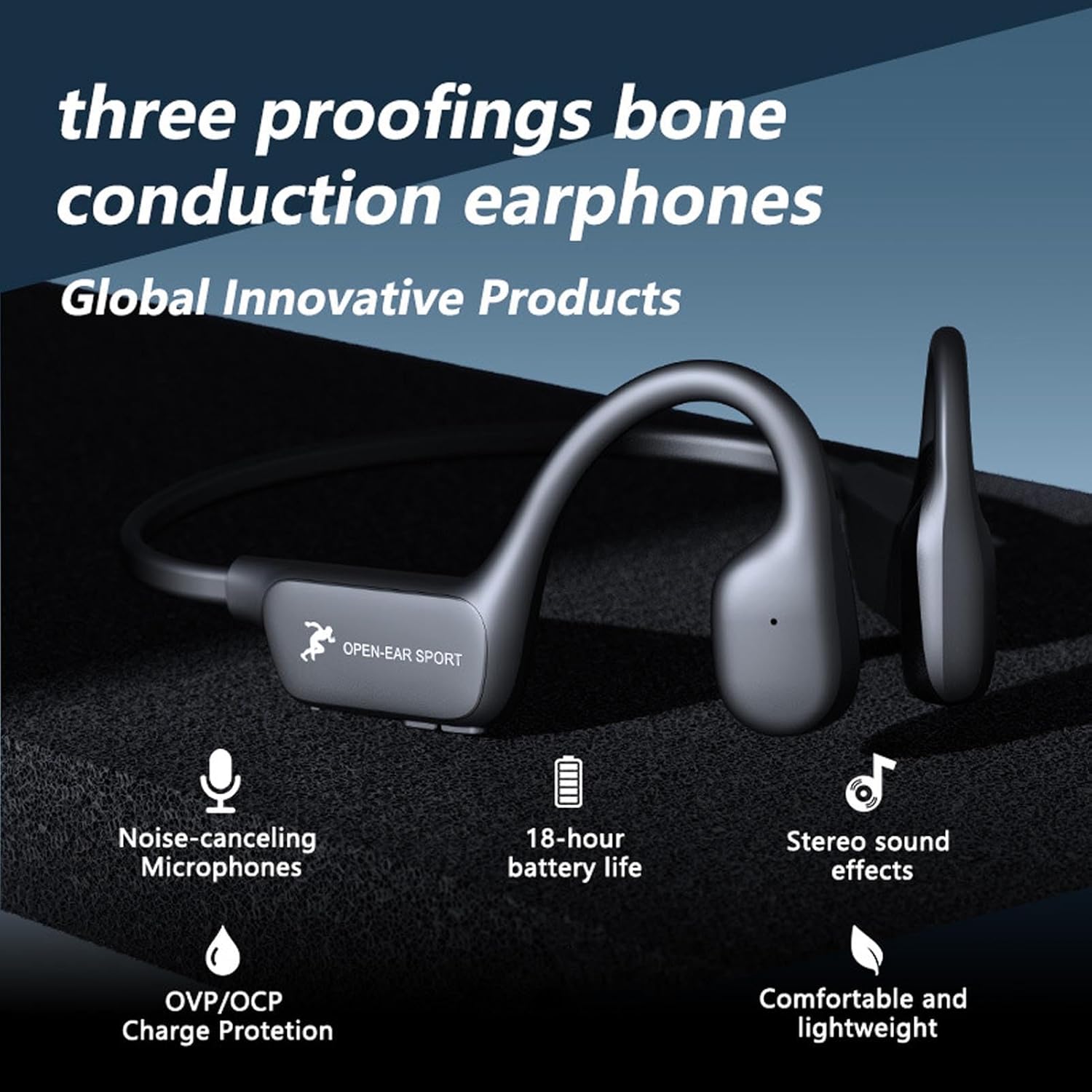Fones de Ouvido de Condução Óssea Luocute 4