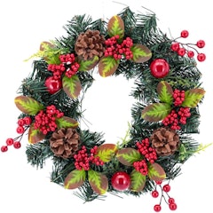 Guirlanda Natal 30 cm com Pinhas Berries