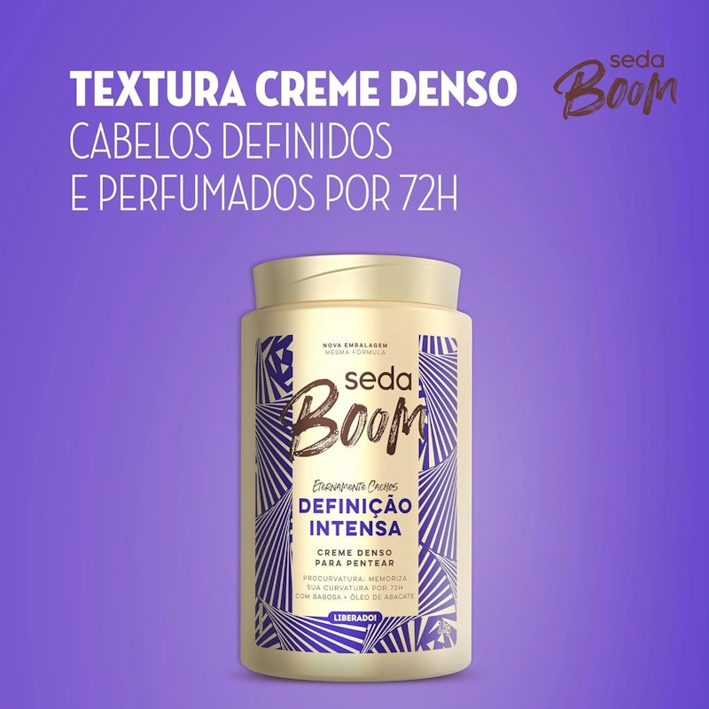 Creme de Pentear Seda Boom Definição Intensa 3