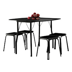 Conjunto Mesa Extensível com 4 Banquetas