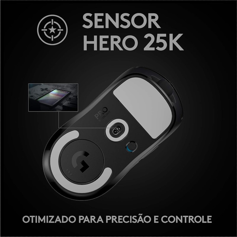Mouse Gamer sem Fio Logitech G Pro X Superlight 5