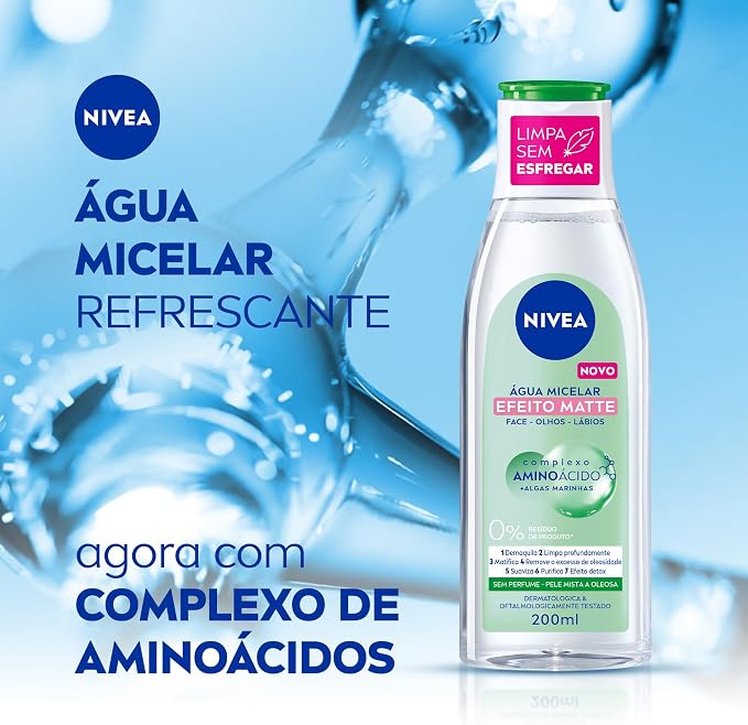 Água Micelar 7 em 1 Efeito Matte  3