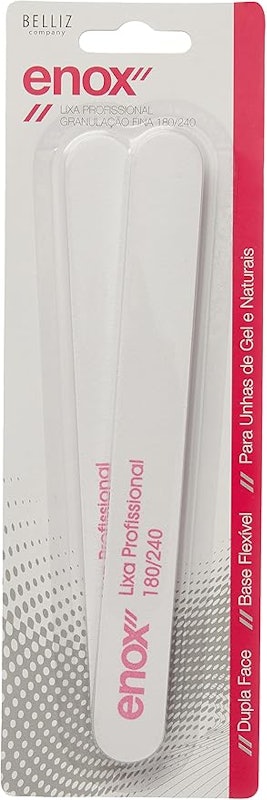 Lixa Profissional Enox Granulação Fina 180/240 Clássica 1