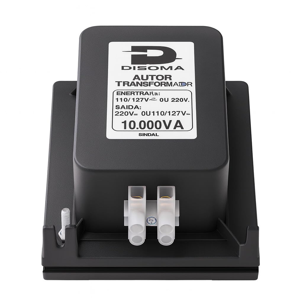 Transformador 10.000 VA com Conector Sindal Bivolt Disoma 4