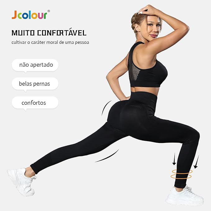 Calça Legging Academia Feminina Poliamida 5