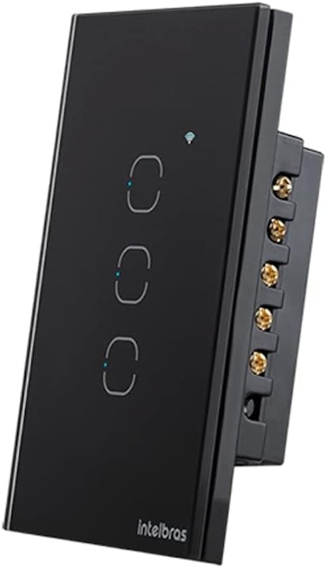 Interruptor Touch Inteligente Wi-Fi 3 Teclas 5