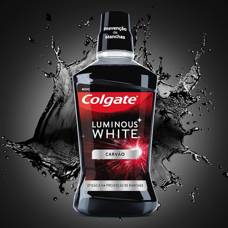 Enxaguante Bucal para Clareamento Luminous White Carvão 3