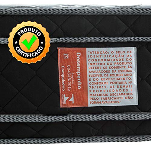 Colchão Solteiro Ortopédico Extra Firme com Pillow Top Sleep Plus 5
