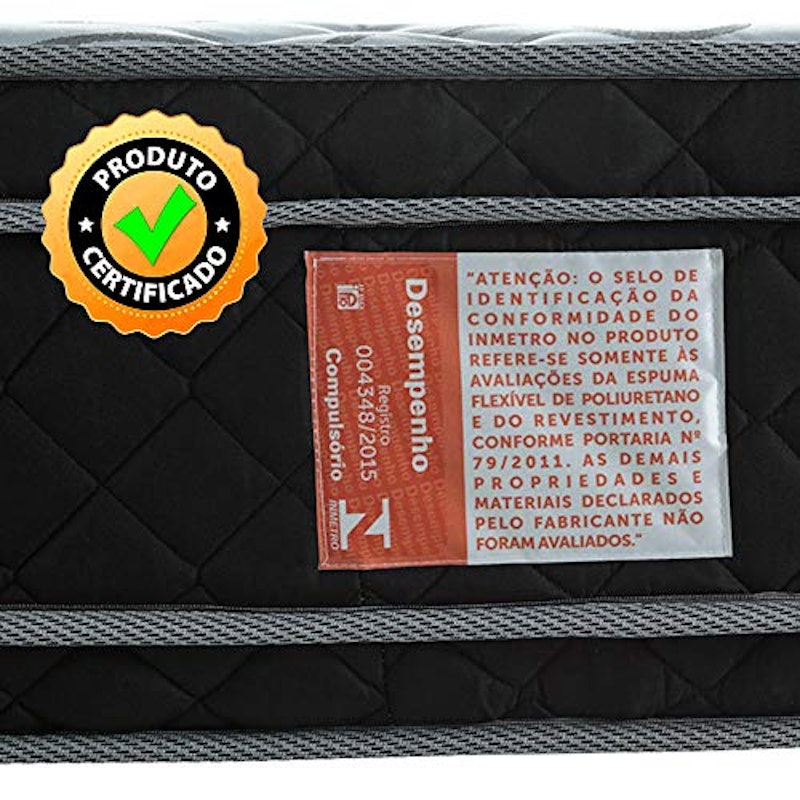 Colchão Solteiro Ortopédico Extra Firme com Pillow Top Sleep Plus 5