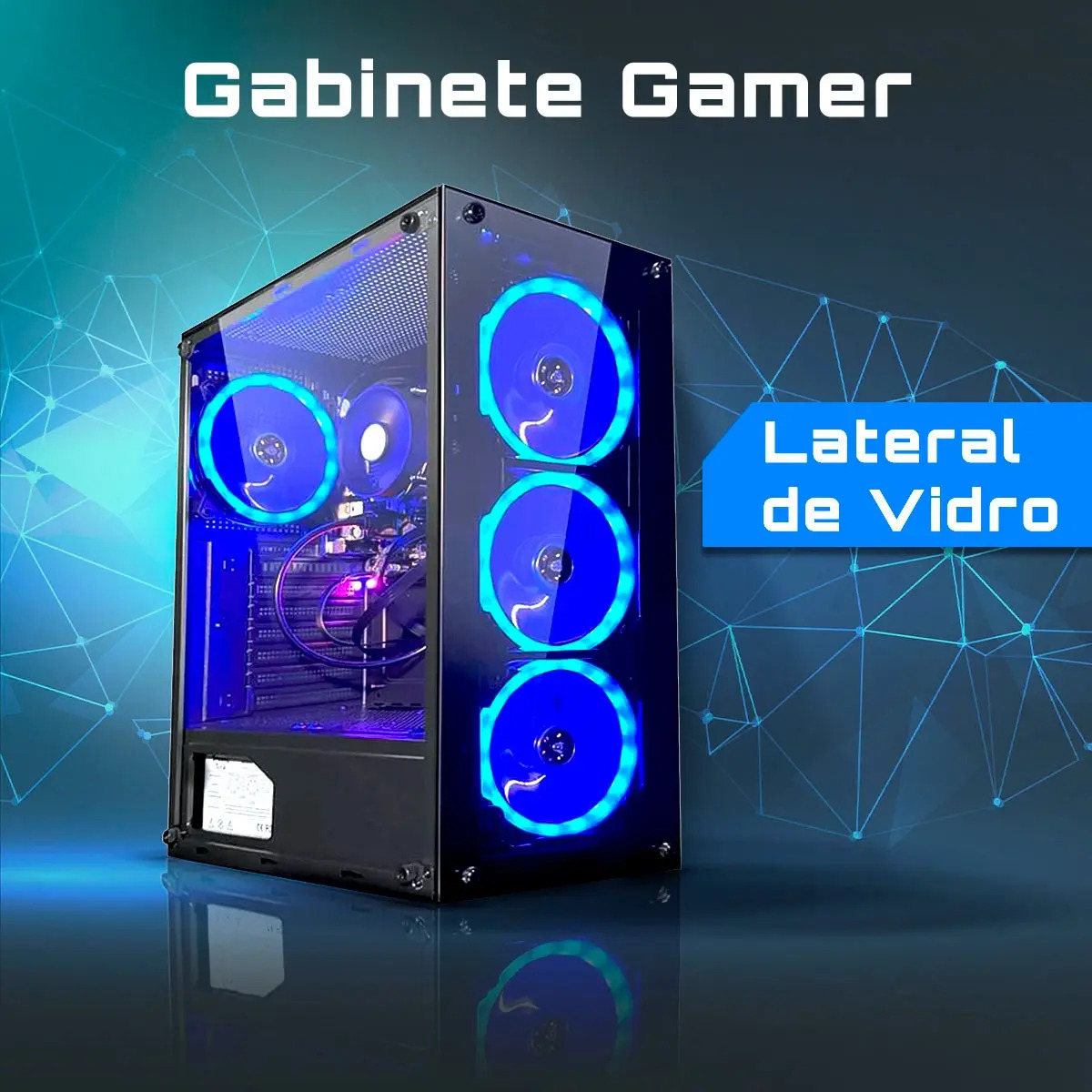 PC Gamer Completo Intel Core i7 16 GB SSD 512 GB Kit Gamer Monitor 19" 3