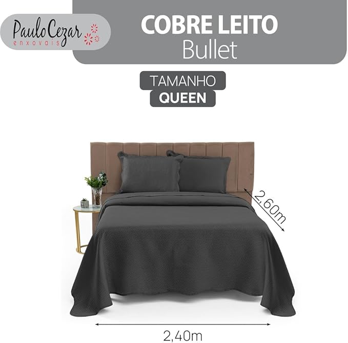 Cobre Leito Colcha Casal Queen Dupla Face 200 Fios Ultrasonic 4