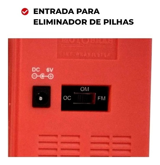 Rádio Portátil 3 Faixas 4