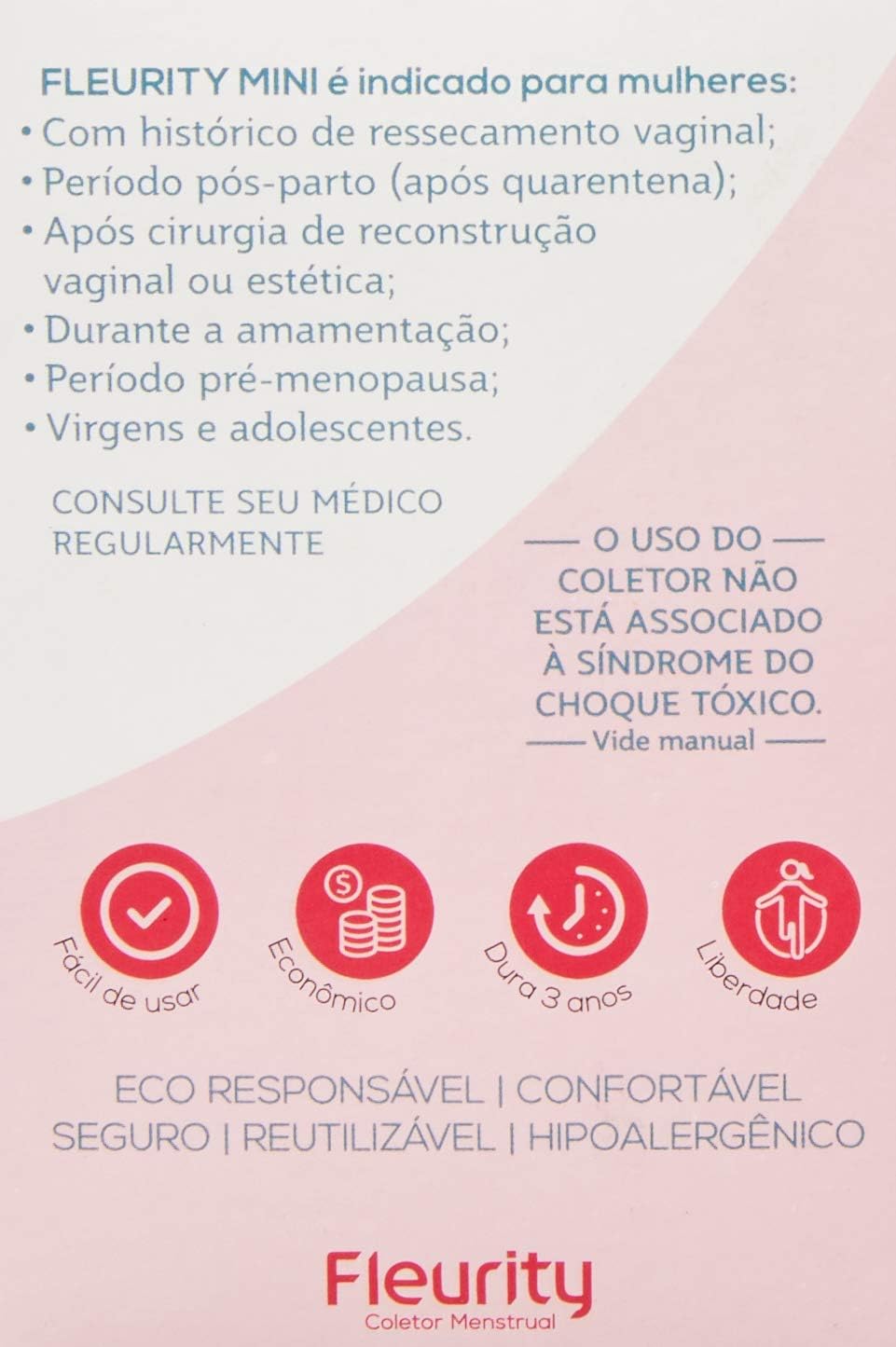 Mini Coletor Menstrual Fleurity 3