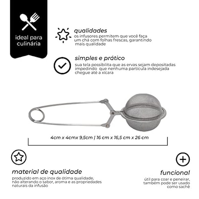 Infusor de Inox para Chá 3