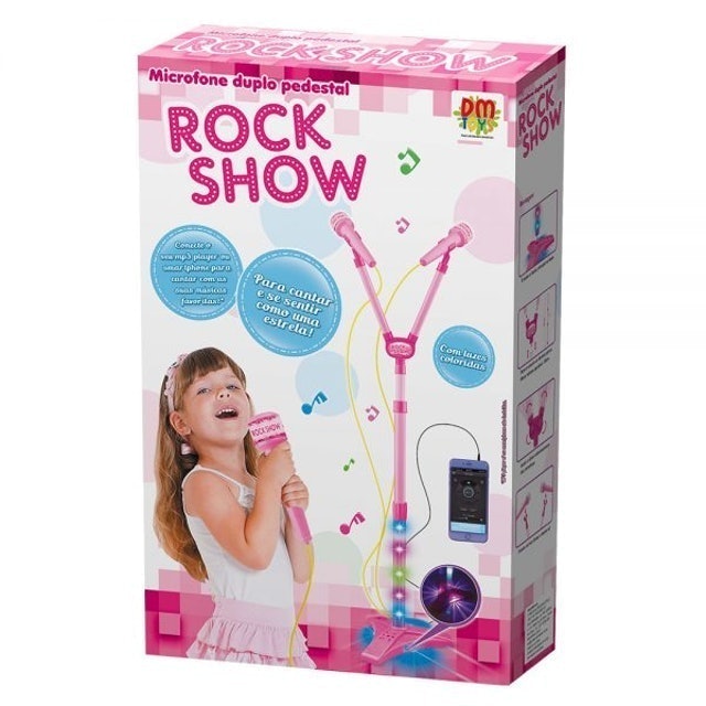 Microfone Duplo Rock Show 4