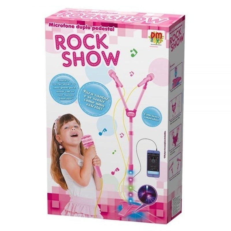Microfone Duplo Rock Show 4