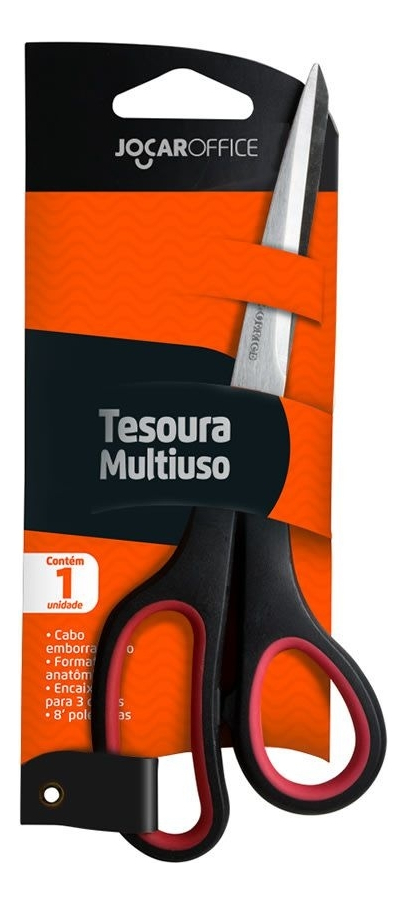 Tesoura Multiuso Inox 21 cm Jocar Office 4