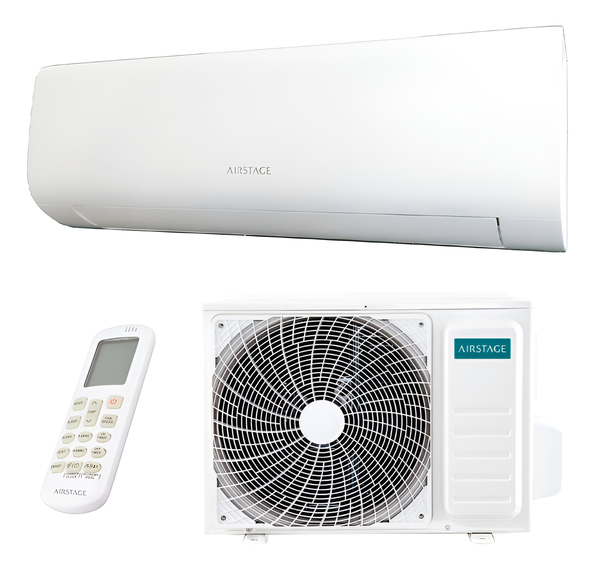 Ar-Condicionado Split High Wall Inverter Fujitsu Airstage Essencial 12.000 BTU/h Quente e Frio R-32 220 V 1