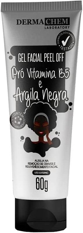 Gel Facial Peel Off Pró Vitamina B5 e Argila Negra 1