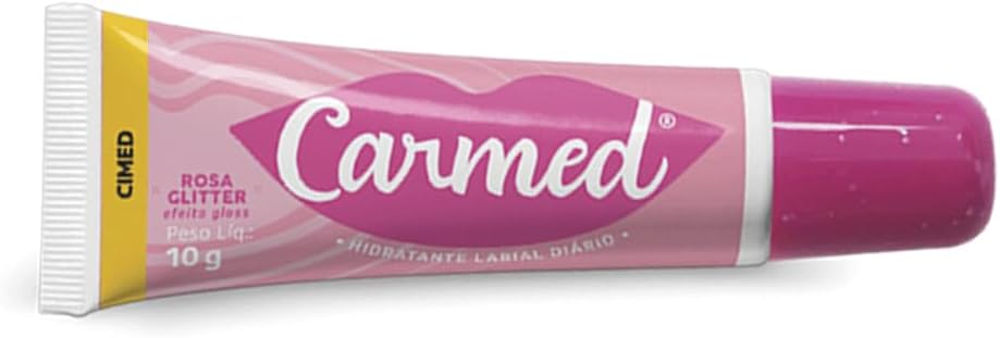 Hidratante Labial com Cor Rosa Glitter CIMED 3