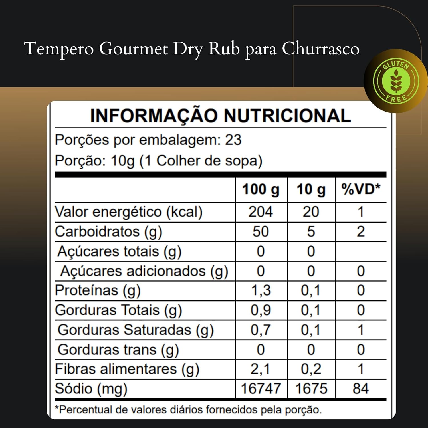 Tempero Gourmet Dry Rub para Churrasco 230g 3