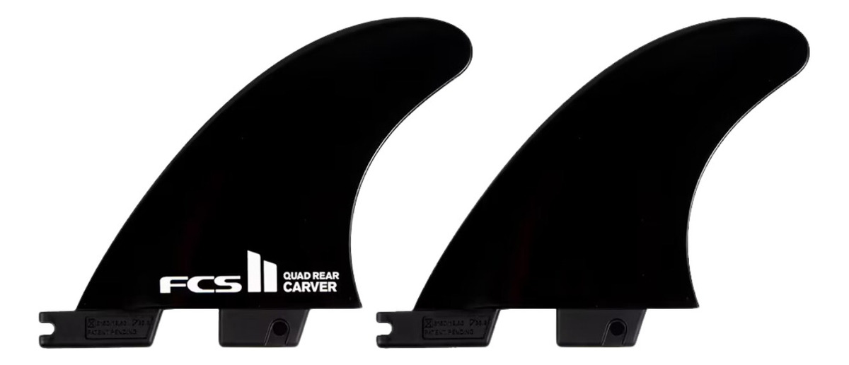 Conjunto de Quilhas Traseiras FCS II Carver Quad 2