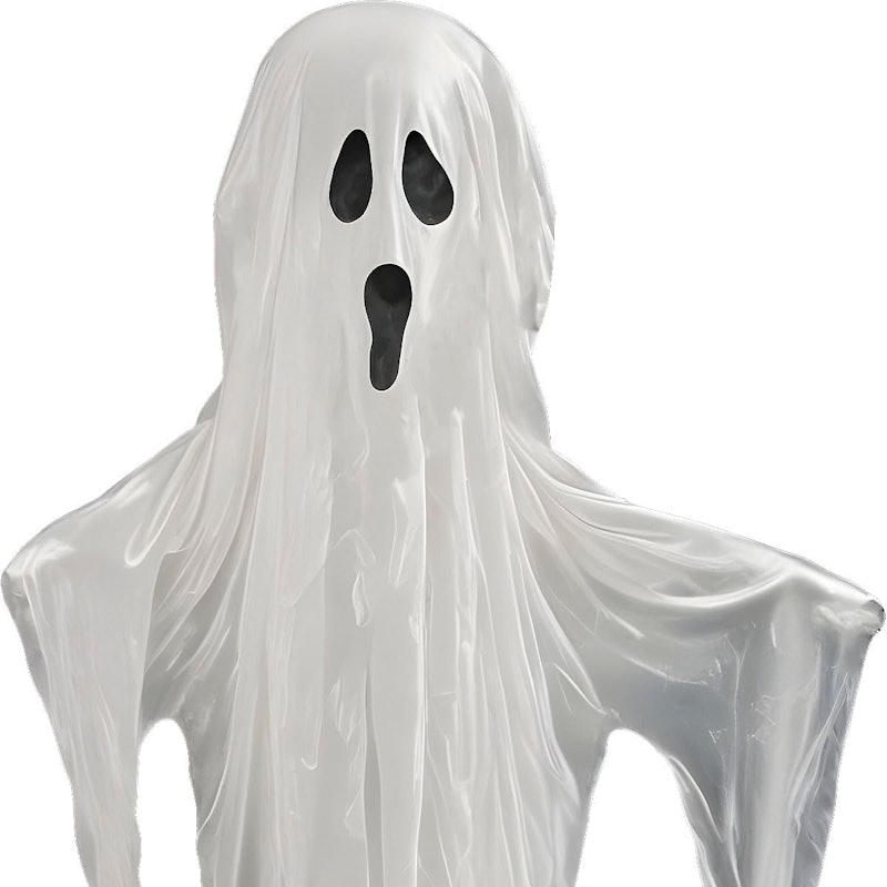 Enfeite Halloween Fantasma Gigante Branco de Pendurar 3
