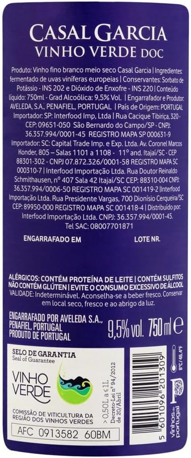 Vinho Verde Casal Garcia 2