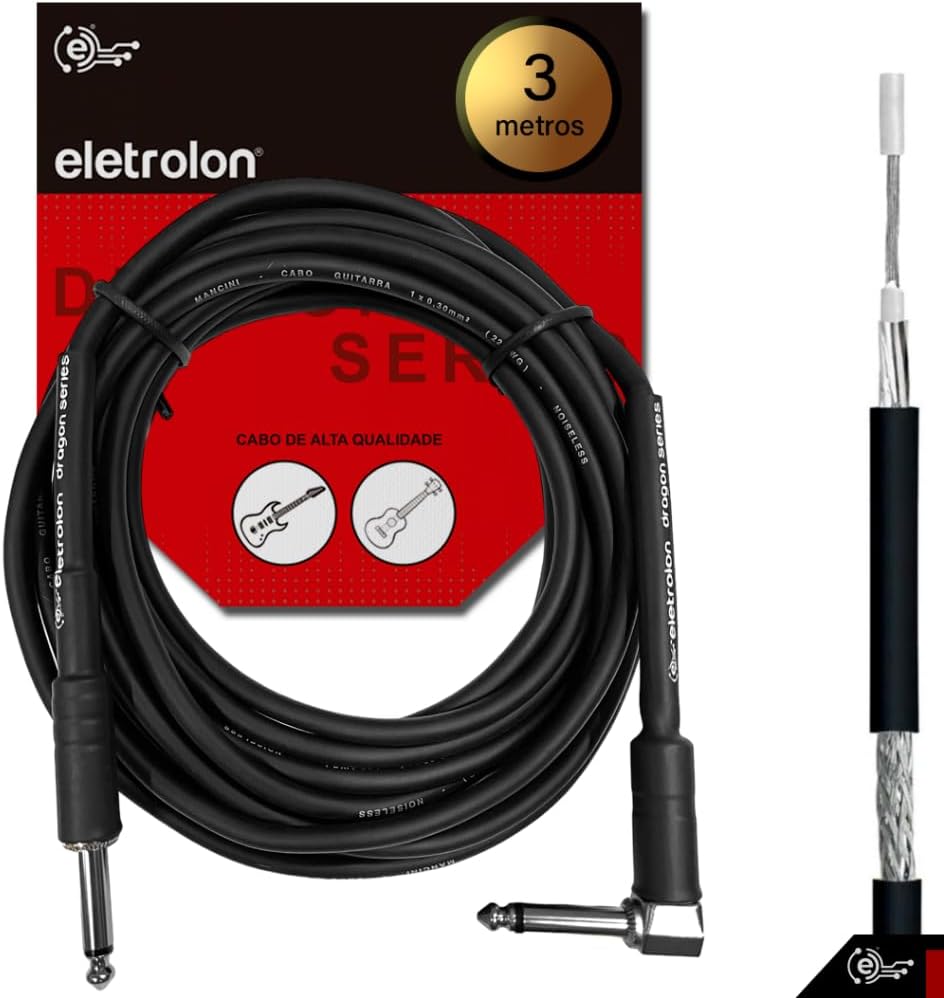Cabo P10 / P10 Eletrolon Mono 3 m 1