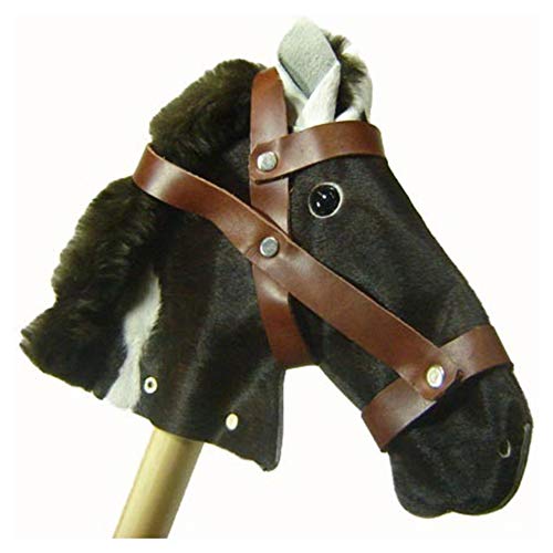 Cavalo de Pau em Couro e Madeira 1