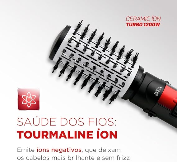 Escova Rotativa Ceramic Íon Turbo  3