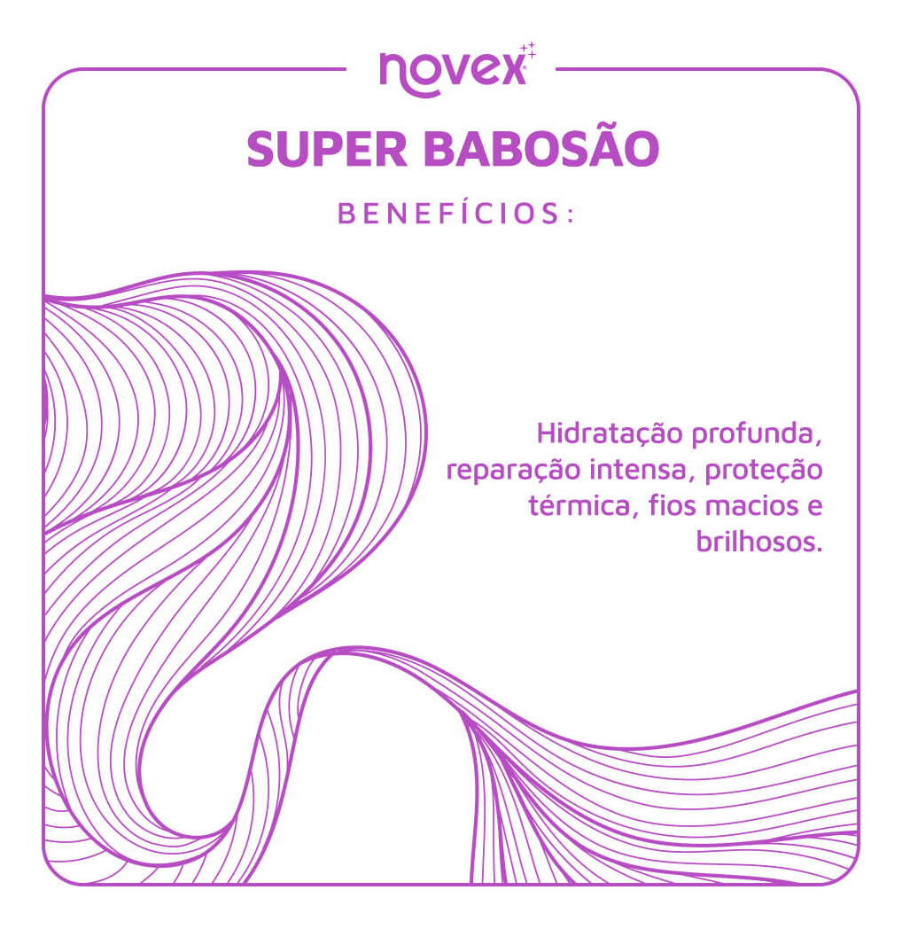 Creme de Tratamento Novex Super Babosão 3