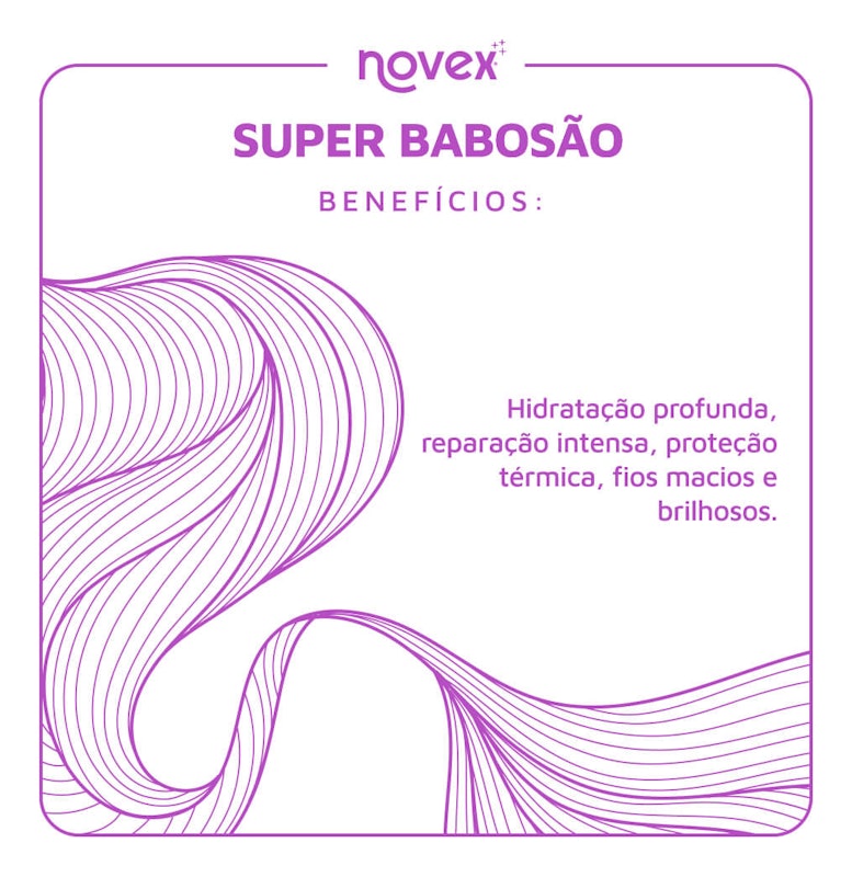 Creme de Tratamento Novex Super Babosão 3