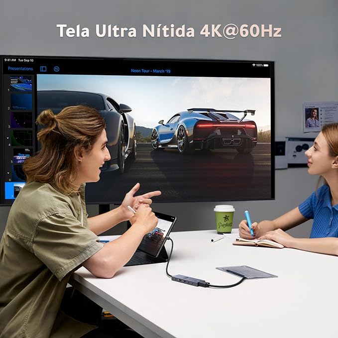 Hub Usb-C Ugreen Revodok Pro 6 Em 1  3