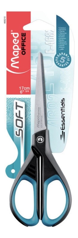 Tesoura 17 cm Essentials Simétrica Soft da Maped 3